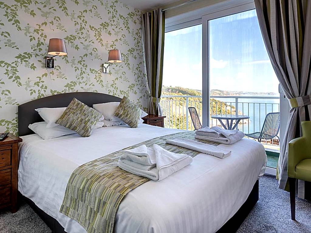 The Babbacombe Hotel: Double Room with Sea View and Balcony - single occupancy
