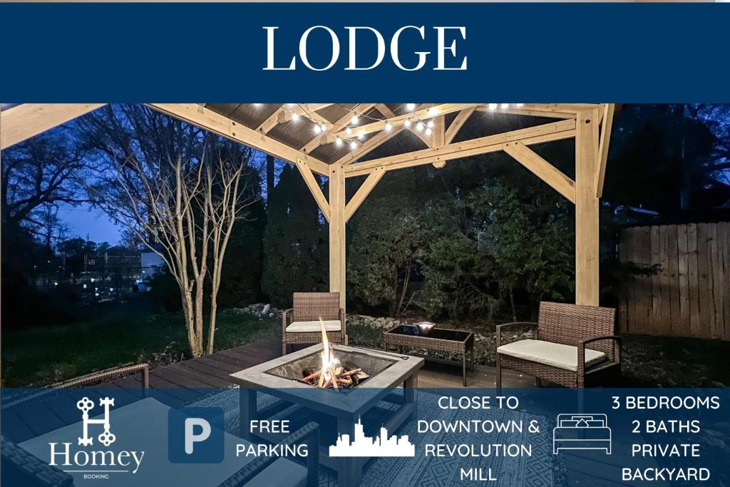 Homey Lodge - Cozy home / Walk to Revolution Mill / Near Downtown / Perfect for groups and family / Free parking