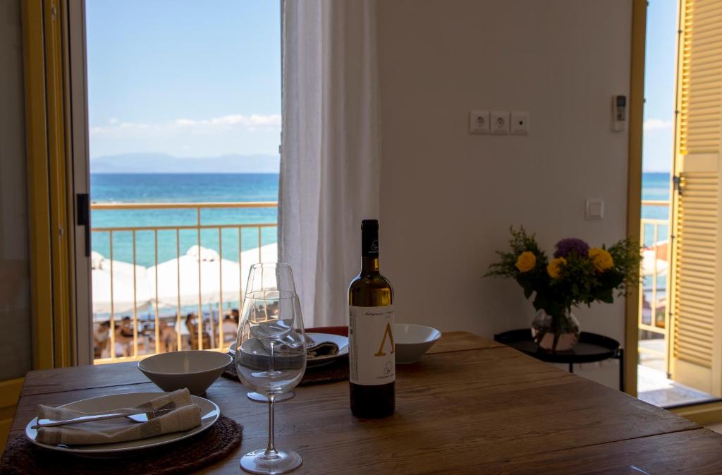 Port view apartment Aegina